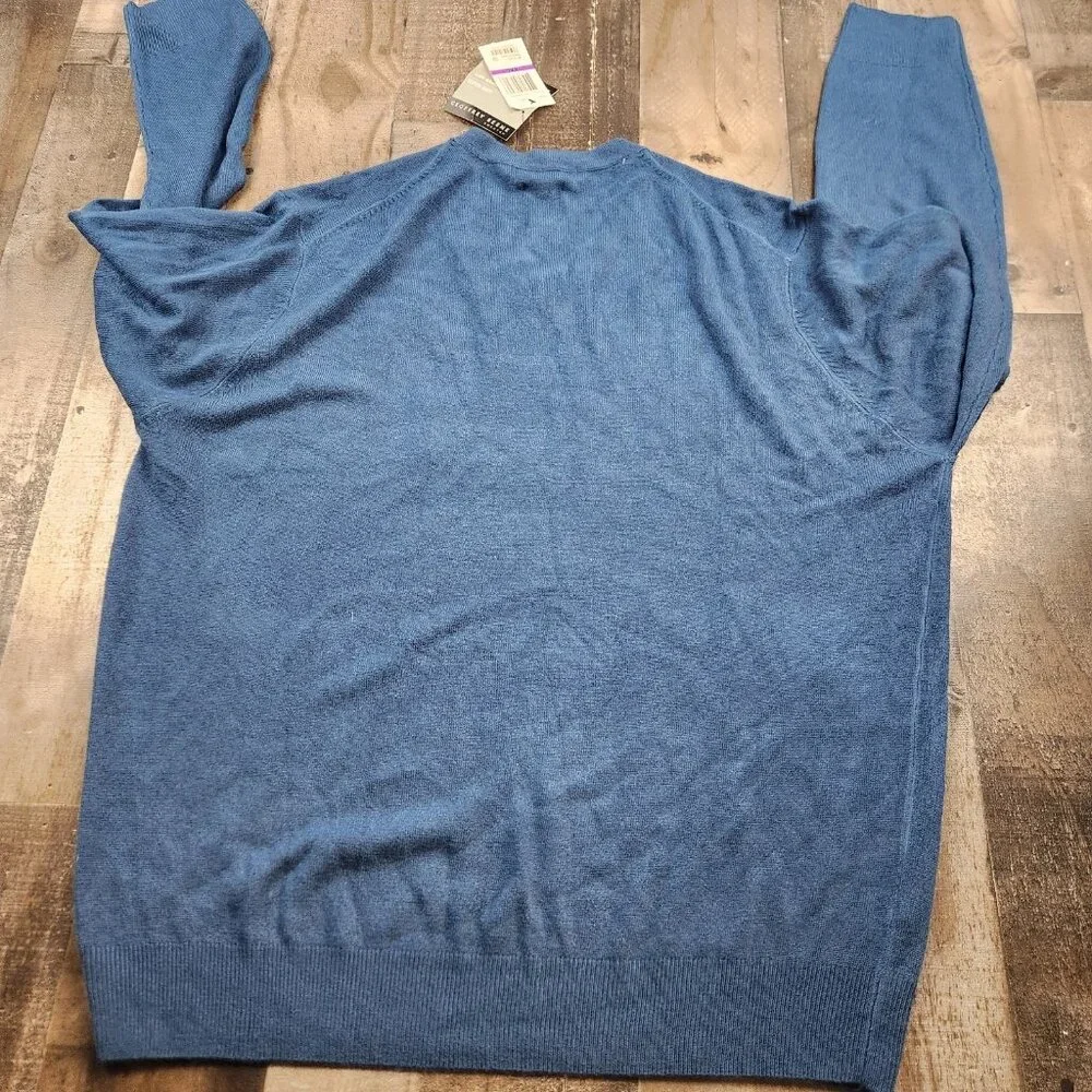 Mens Geoffery Beene Super Soft size 2XL Long Sleeve Pullover Fleece Sweater - Picture 3 of 8